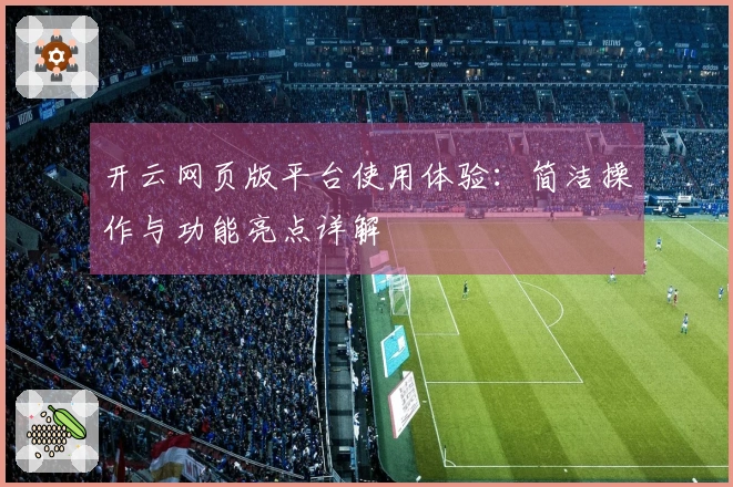 开云网页版平台使用体验：简洁操作与功能亮点详解